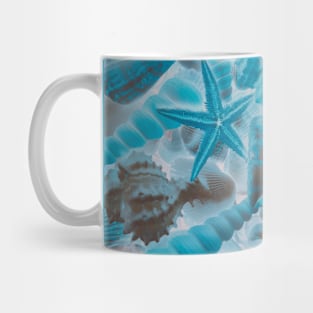 Seashells Pattern Summer Travel Sea Beach Mug